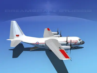 Lockheed C-130 Hercules RCAF 3D model