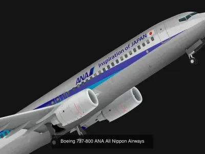 Pack 737-800 liverys 3D Model Collection