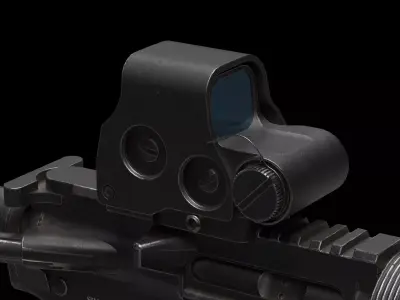 M4-AR15 Rifle Low-poly 3D model purchase