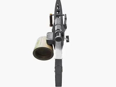 Old Machine Gun 3D model