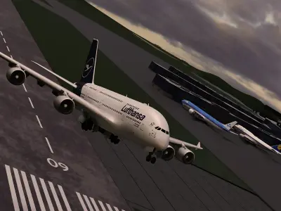 A 380 Free 3D model