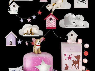 Children set 17 3D model