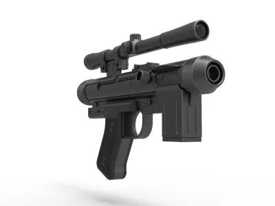 Death trooper Light Repeating Blaster pistol SE-14R 3D model
