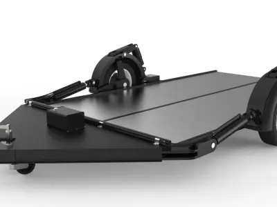 Bauer Drop-Down Trailer Free 3D model