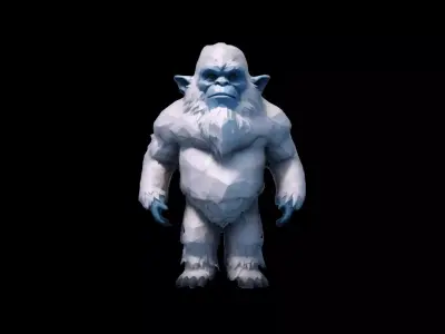  3d Model Yeti Or Abominable Snowman 3D model
