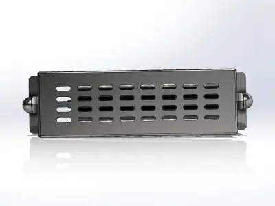 Resistor de Frenagem EL 380 Braking Resistor 3D model