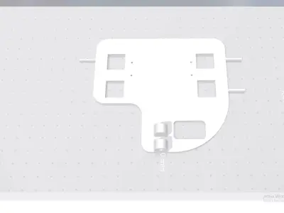 cesna cessna 182 firewall 3D model