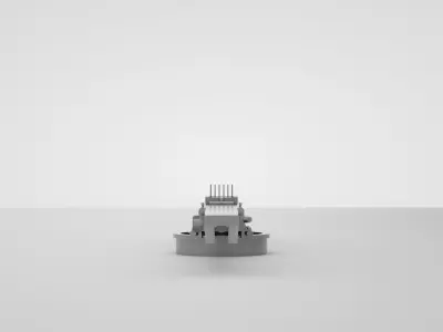 Plane Launch Pad 2 - World War 2 Battleship 3D model