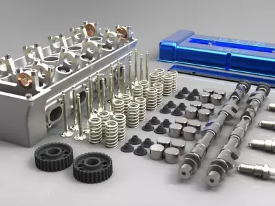 Engine head 3D model