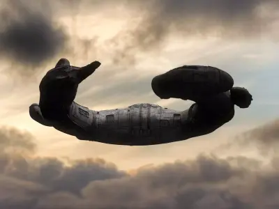 Alien Juggernaut 3D model