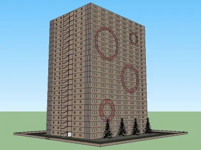 Super Sky Scrapper 25 3D model