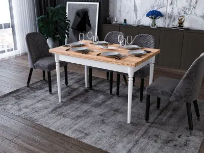 WOOD TABLE MODEL  Free 3D model