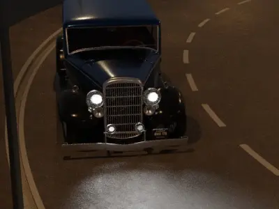 falkoner car Free low-poly 3D model