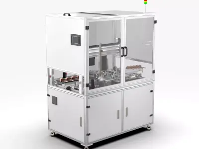 Spring and Anti-Rust Oil Assembly Machine 3D model