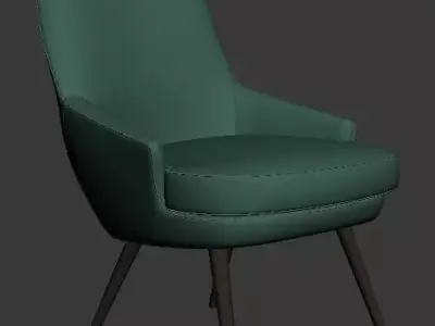 Reception Chair Free 3D model