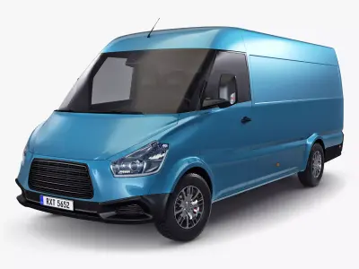 Generic Commercial Cargo Van M 1 3D model