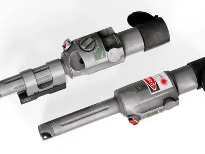 IZLID ULTRA HIGH POWER LASER Low-poly 3D model