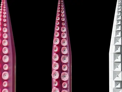 Tentacle Generator Low-poly 3D model