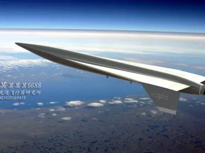 WZ-8 Hypersonic Reconnaissance Drone 3D model