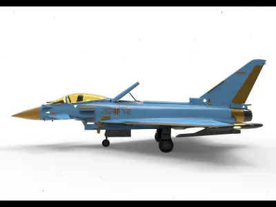 Eurofighter Typhoon 3D model