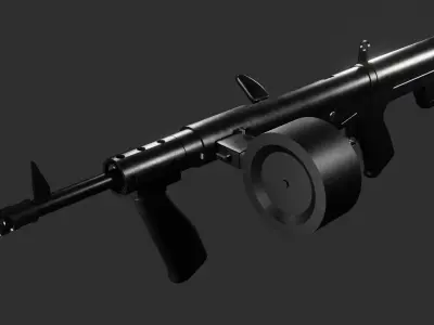 STEN Modified Free 3D model