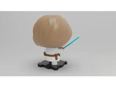 Luke Skywalker 3D Print Model 3D print model