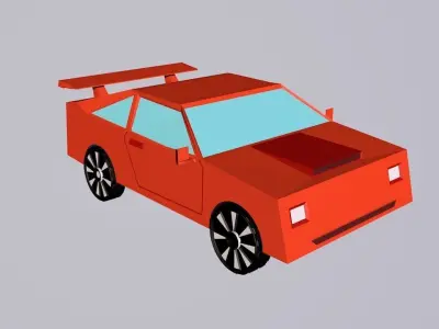 Racing car Free 3D model