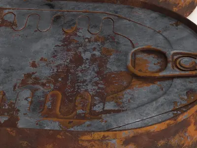 Tin Can v5 Rust Low-poly 3D model