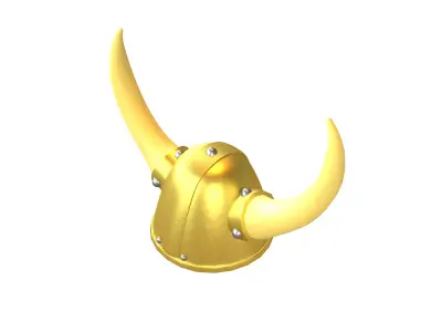 Viking Hat V1 008 Low-poly 3D model