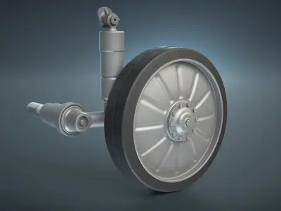 BMP IFV Wheels High-Poly Set 3D model