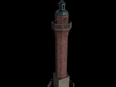 clock tower 3D model