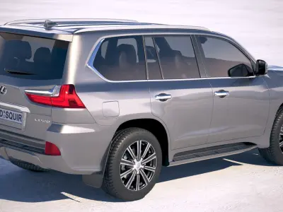 Lexus LX 570 2017 3D model purchase