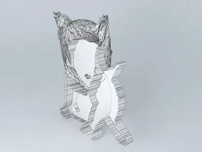 Kitten Tiddle Free 3D model