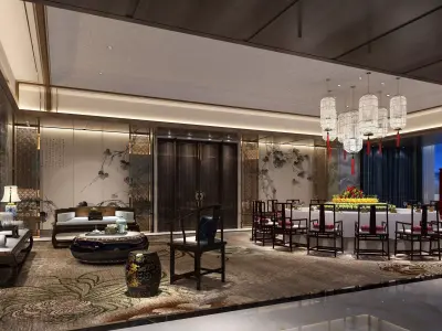 Chinese restaurant 3D model