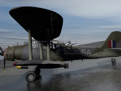 Fairey Albacore Mk-1 3D model