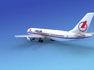 Airbus A300 ONUR 1 3D model