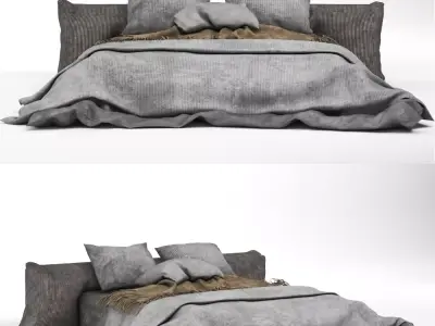 Double Bed  Free 3D model