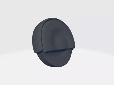 Head Components Headset Low-poly 3D model