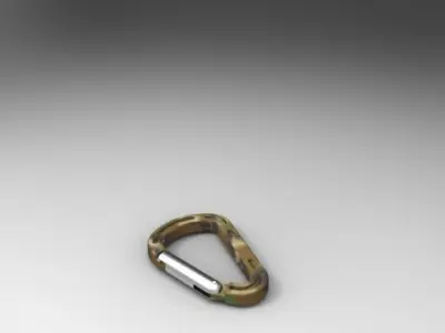 Carabiner Mosquetn Free 3D model