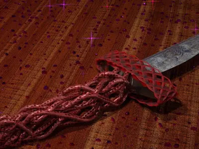 Ritual dagger 3D model