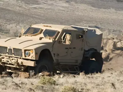 Oshkosh M ATV truck Free 3D print model