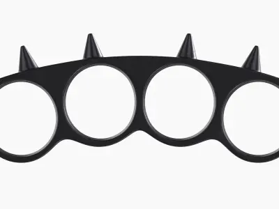 Knuckle spiked 3D model