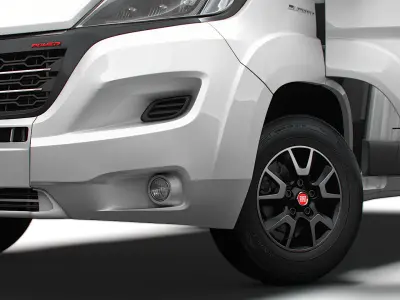 Fiat Ducato Van L4H2 HQ Interior 2023 3D model