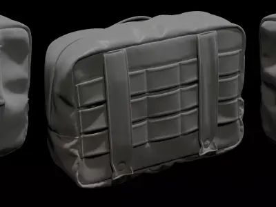 Marvelous Designer Admin Pouch 3D model