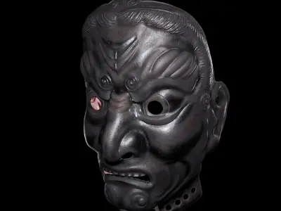Jikokuten Samurai Mask 3D model
