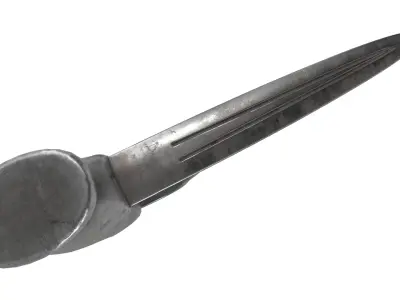 British WWI Robbins of Dudley Push Dagger Low-poly 3D model