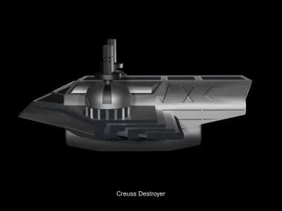 Creuss Fleet 3D Model Pack
