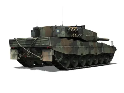 Leopard 2A4 MBT - Polish Armed Forces 3D model