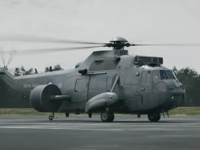 Westland Sea King ASaC7 Royal Navy 3D model