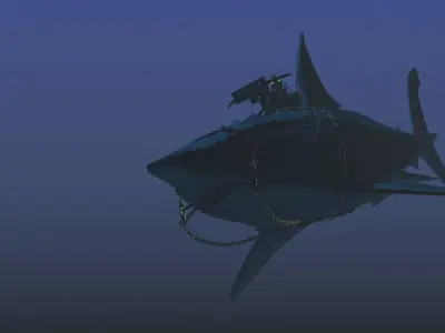  Battle Shark 3D 3D model